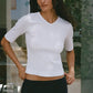 Organic Rib V Neck
