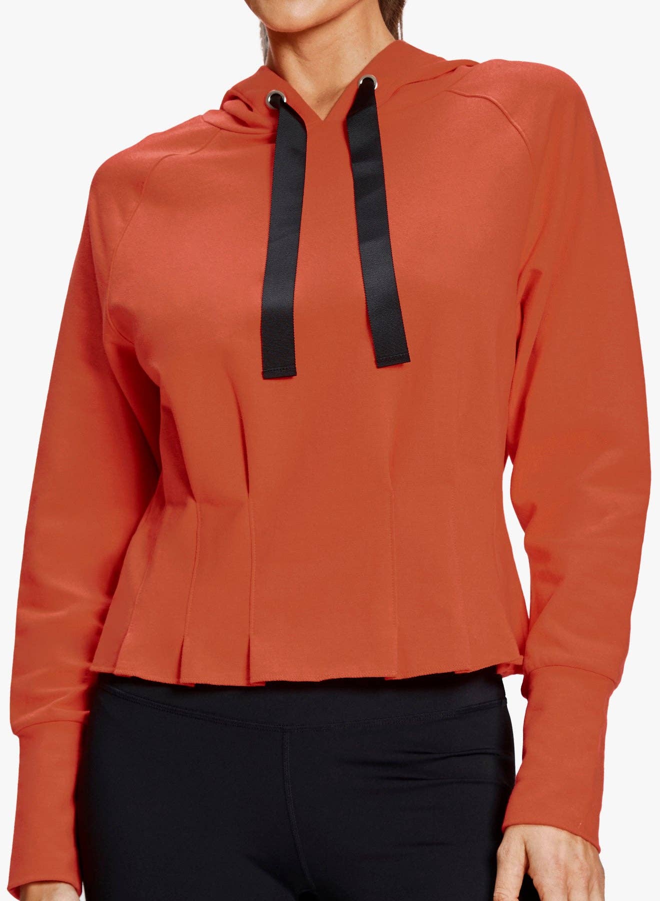 Urban Savage - Pleated Hoodie: Sunset / M