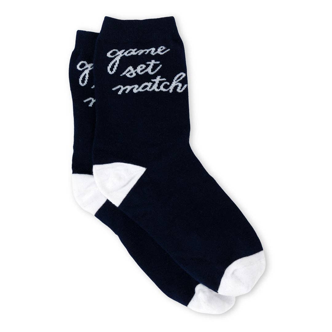Game Set Match Crew Socks