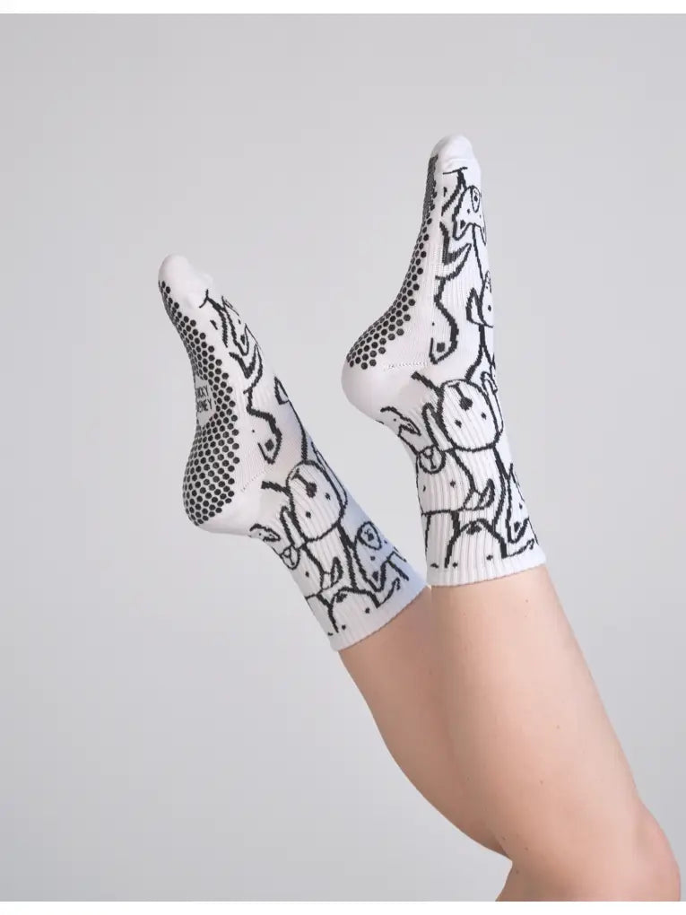 The Animal Love Grip Sock (Dogs)