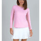 Long Sleeve Crew Neck with Mesh