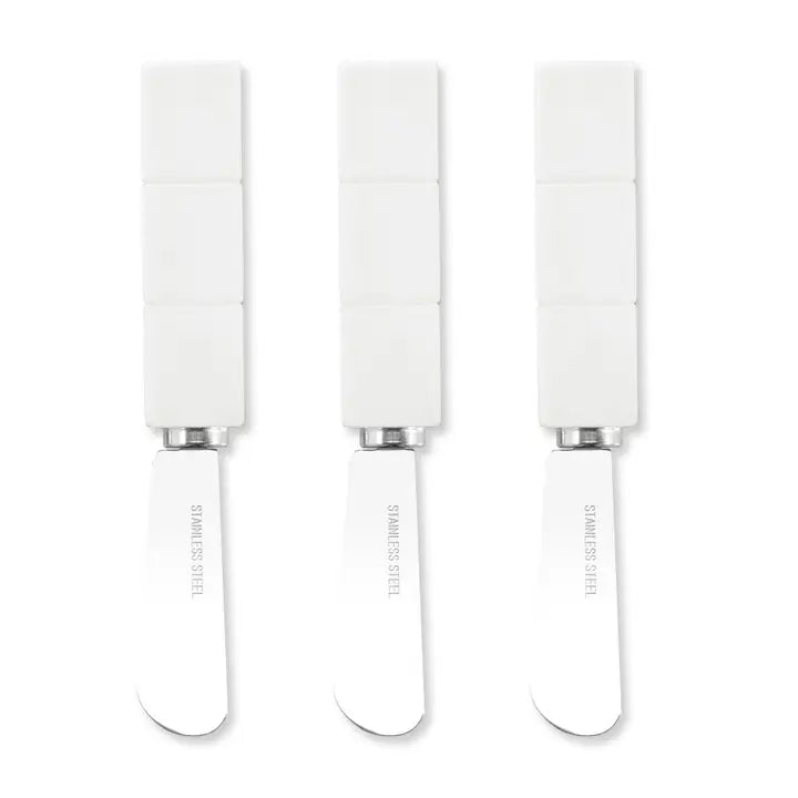 3-Piece Mahjong Bam Dot Crack Cheese Spreader