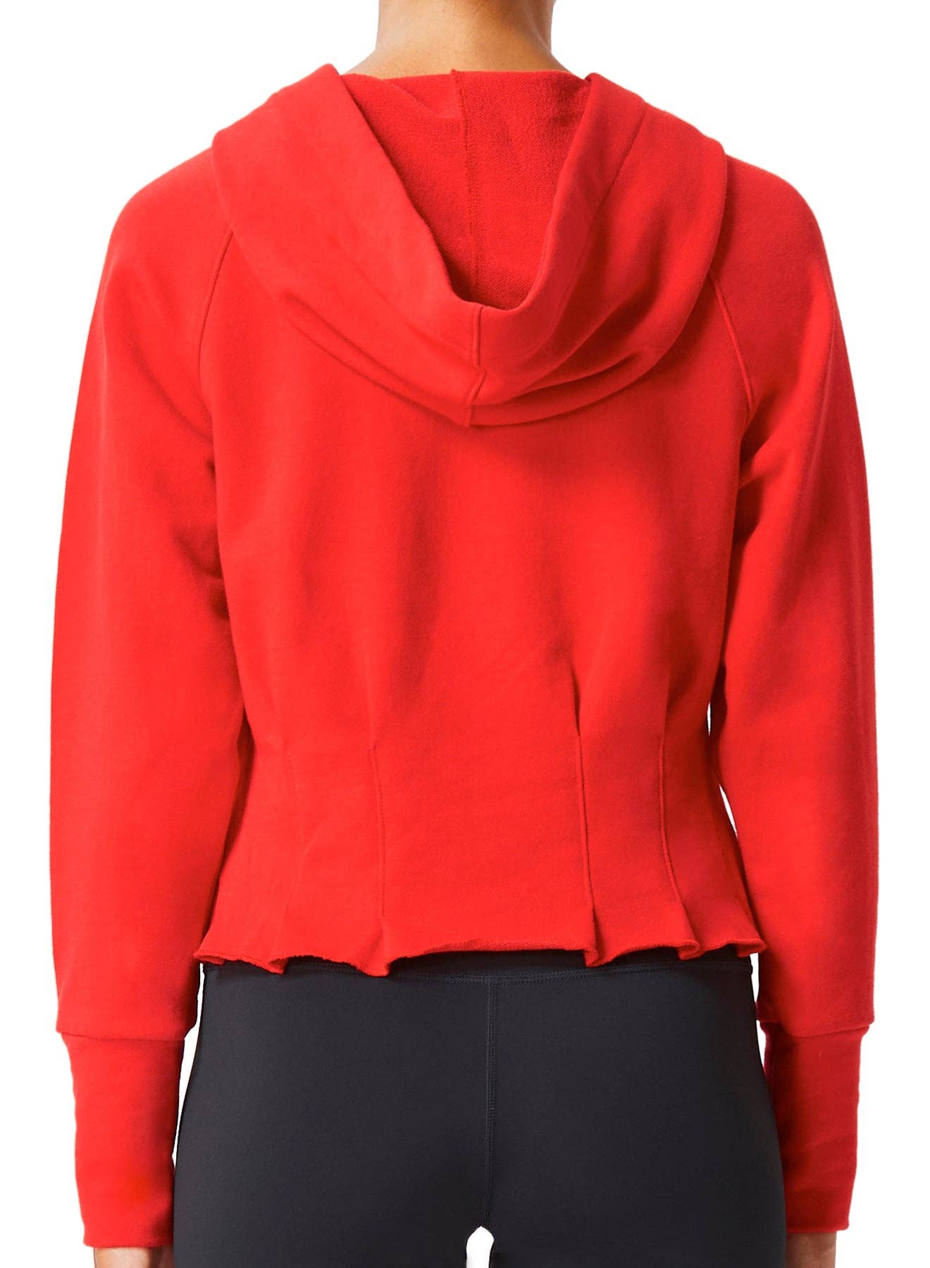 Pleated Hoodie by Urban Savage - Green