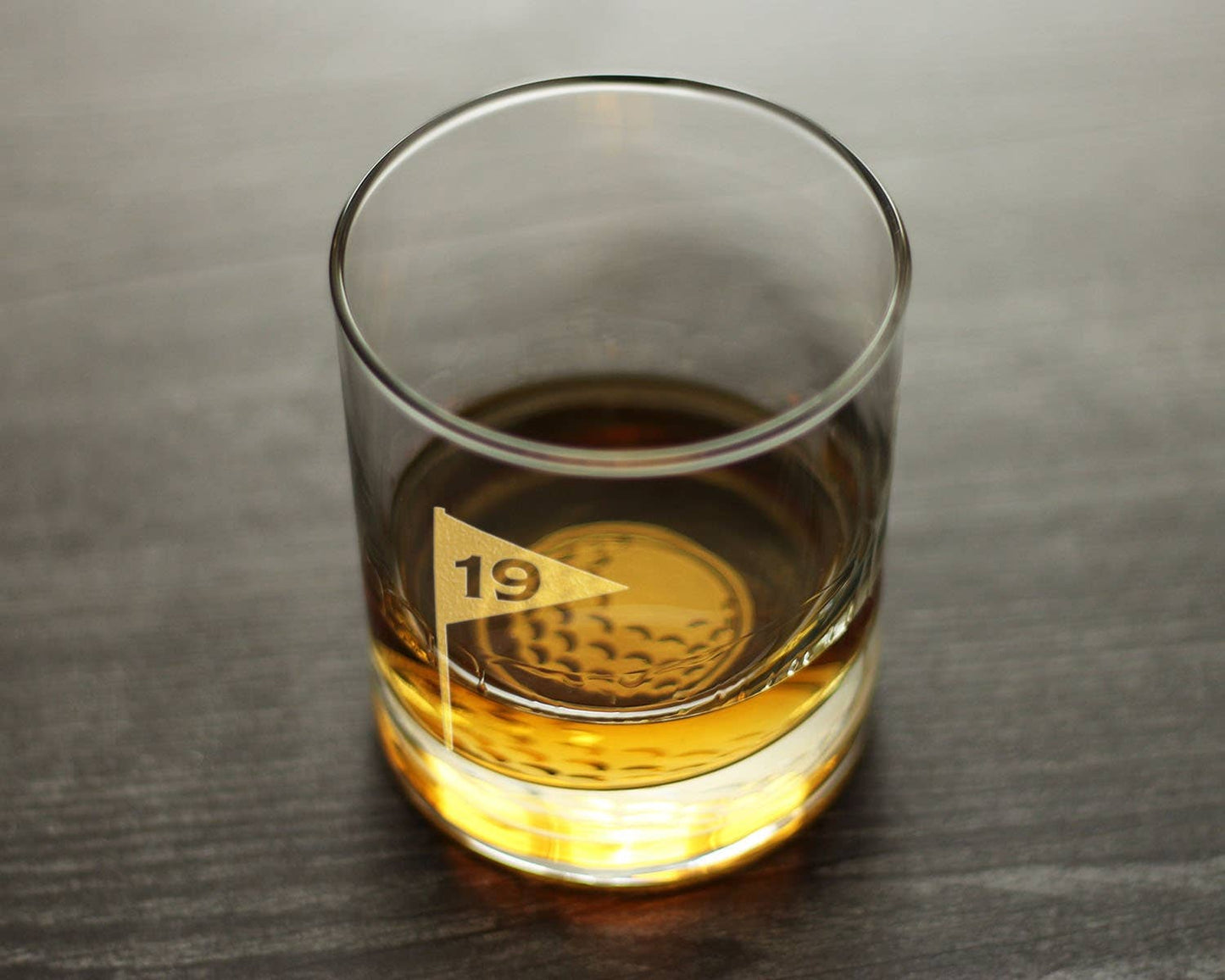 bevvee - 19th Hole Golf Ball Whiskey Rocks Glass - Golfers Gifts