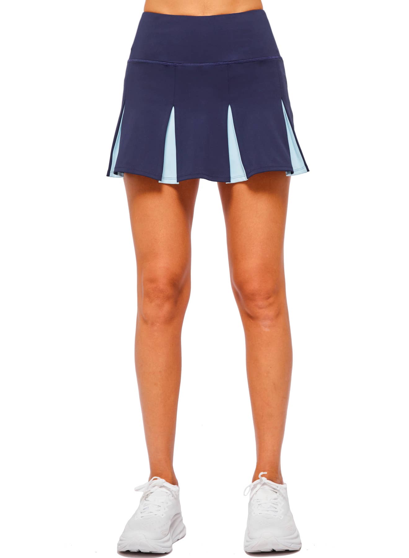 Urban Savage - Baseline Skirt: Dusty Rose / White