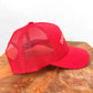 Dog Walking Hat – Red Trucker Cap