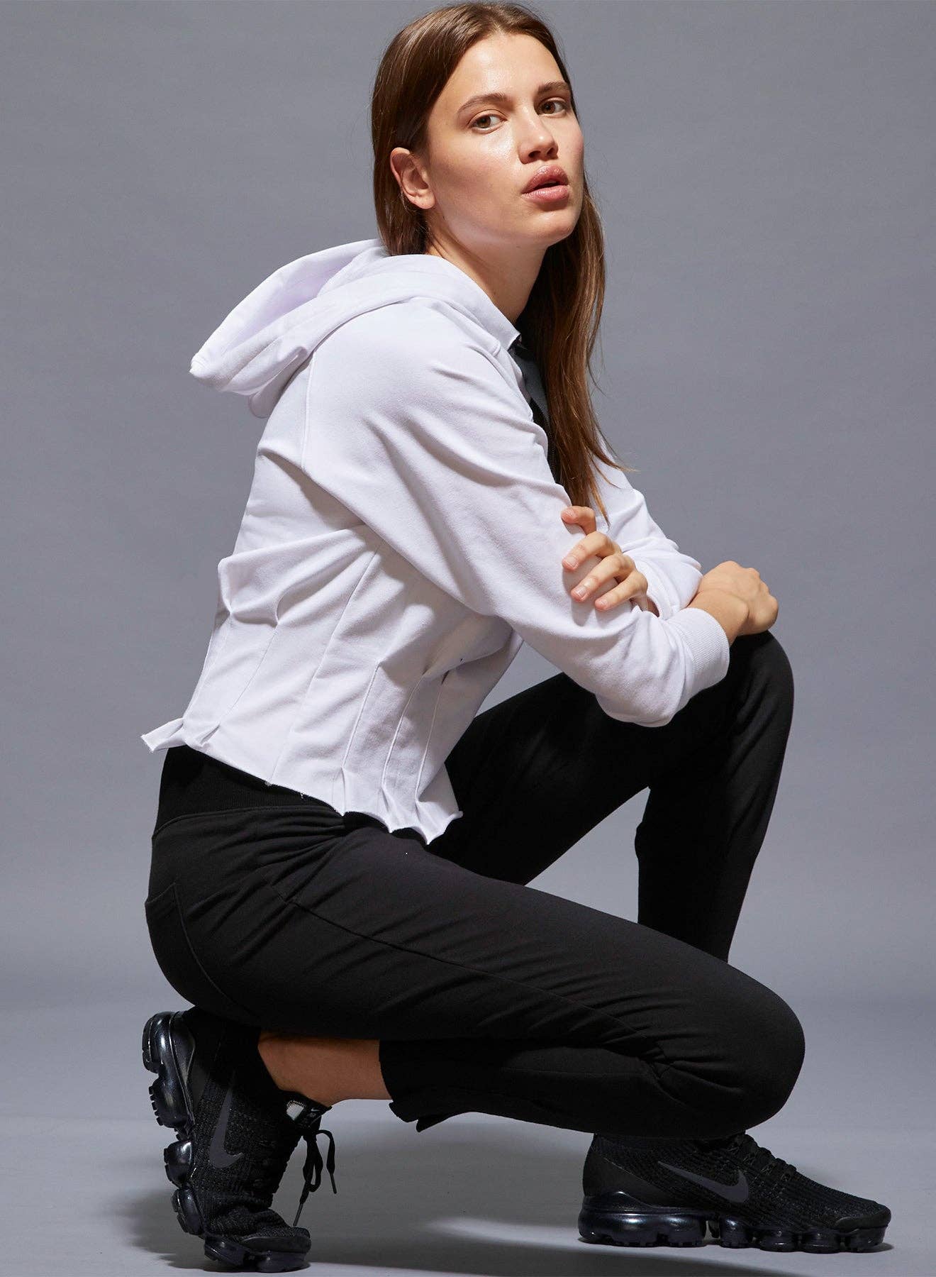 Pleated Hoodie by Urban Savage - Green