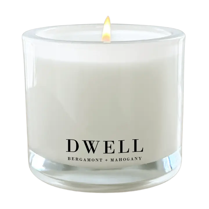Dwell | Bergamot + Mahogany Candle | Signature Collection