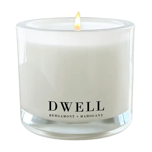 Dwell | Bergamot + Mahogany Candle | Signature Collection