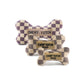 Haute Diggity Dog - Checker Chewy Vuiton Bones Squeaker Dog Toy