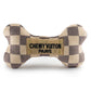 Haute Diggity Dog - Checker Chewy Vuiton Bones Squeaker Dog Toy: XL