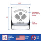 bevvee - Designated Dinker Whiskey Rocks Glass - Pickleball Gifts