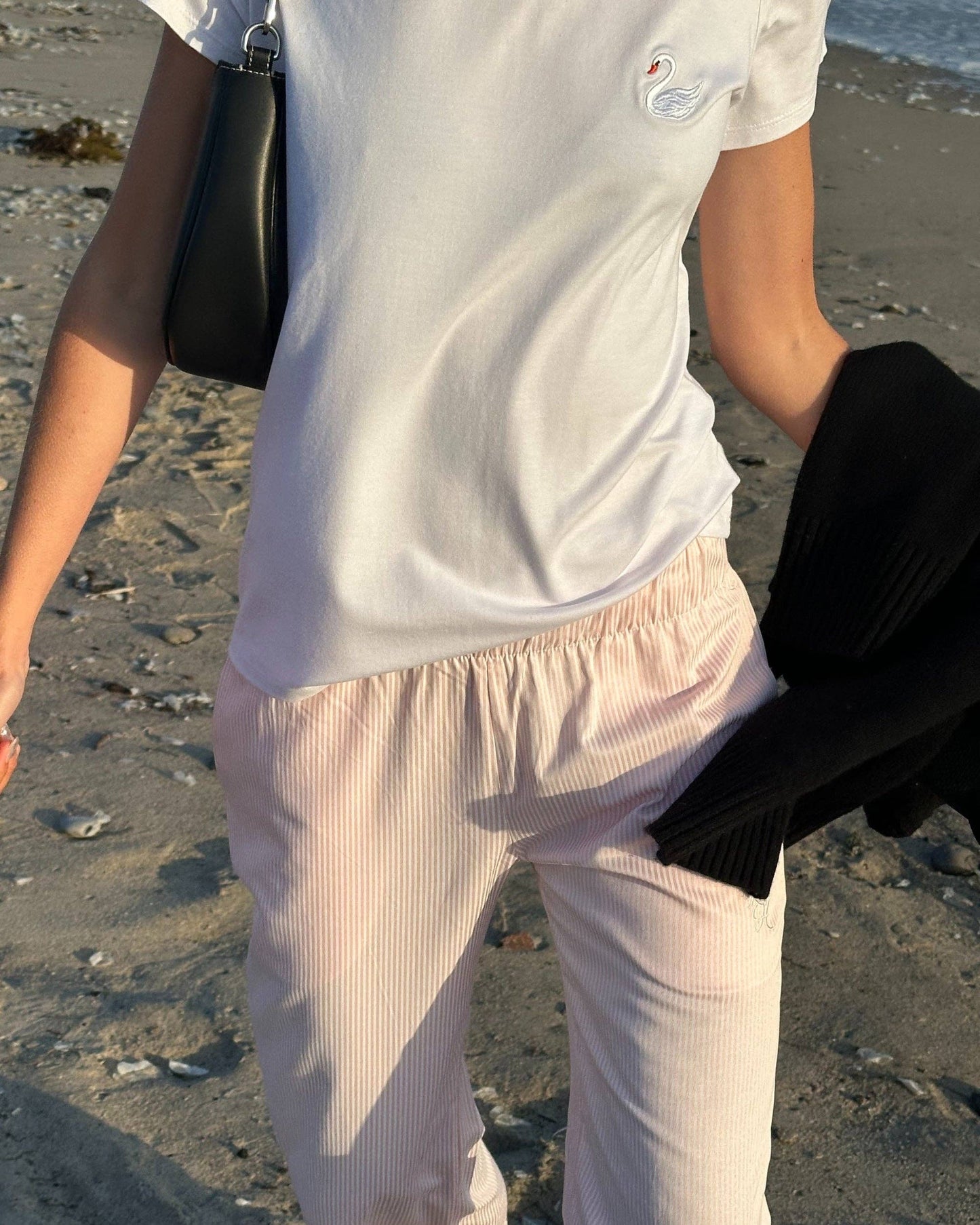 Recreational Habits - Harrison Boxer Stripe Pant in Pink: M