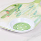 Cactus 15 3/4" Melamine Paddle Chip & Dip Tray