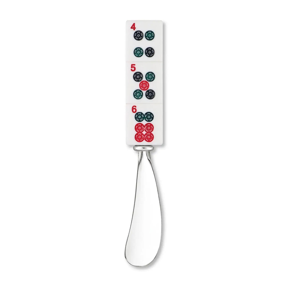 2-Piece Mahjong Stones Zinc Cheese Spreader