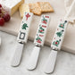 3-Piece Mahjong Nine Symbols Cheese Spreader