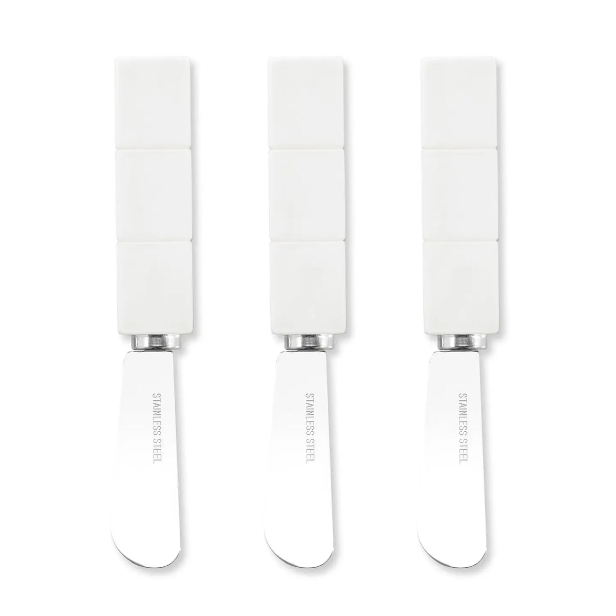 3-Piece Mahjong Nine Symbols Cheese Spreader