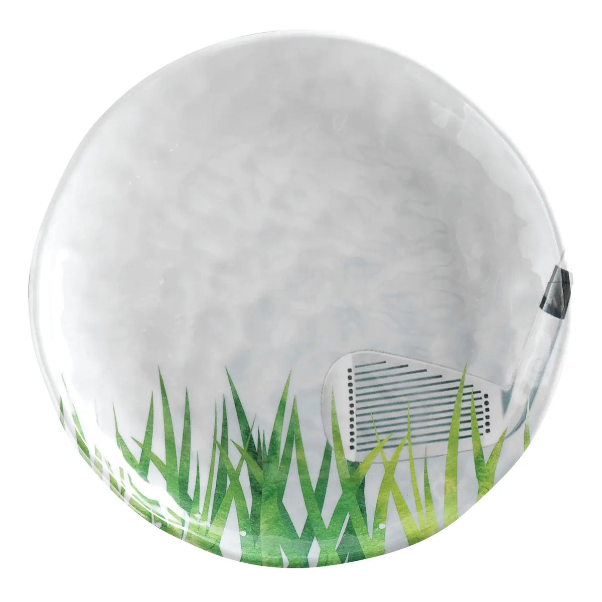 4-Piece Golf Club Melamine 6" Plate