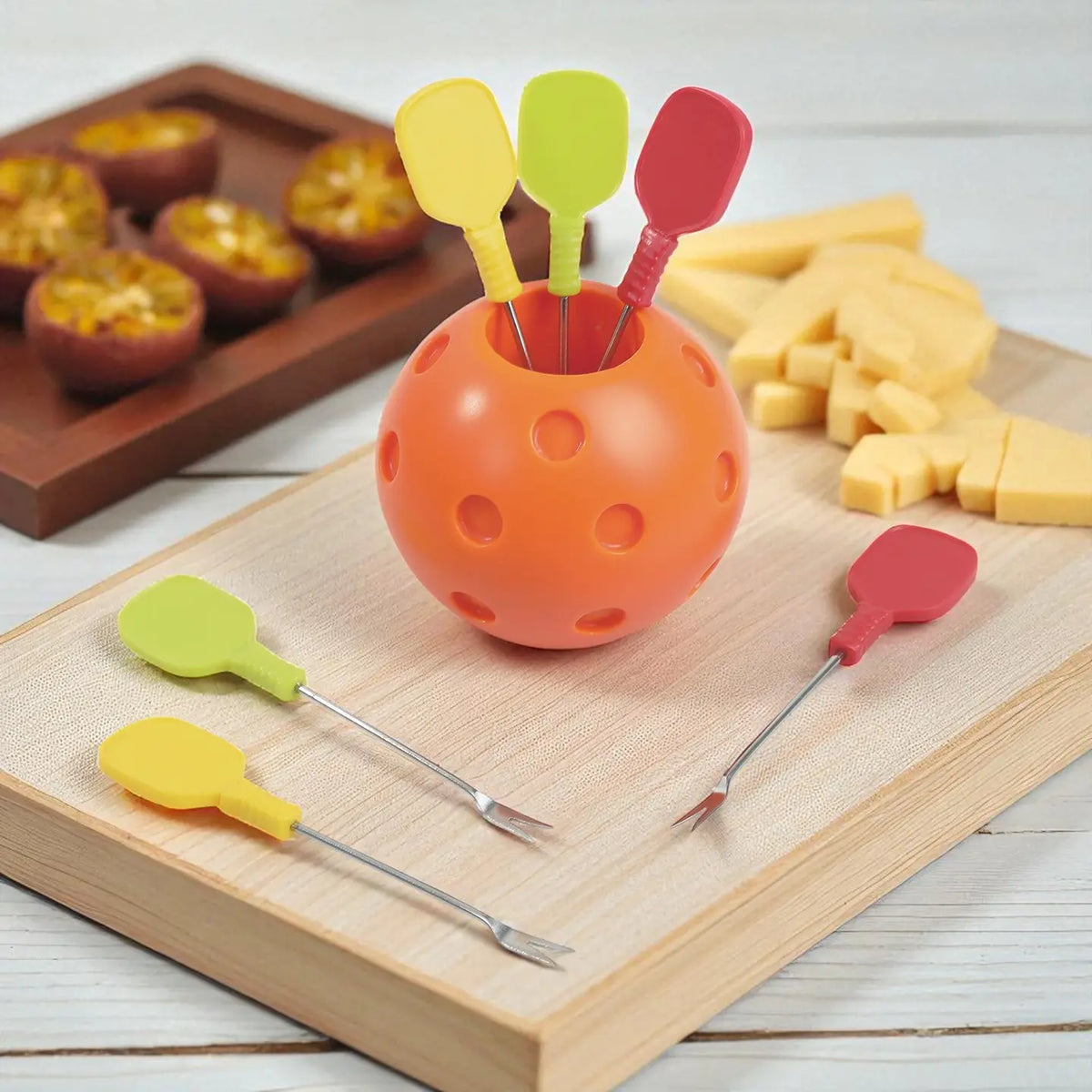 7-Piece Pickleball Paddle Cocktail Pick Set