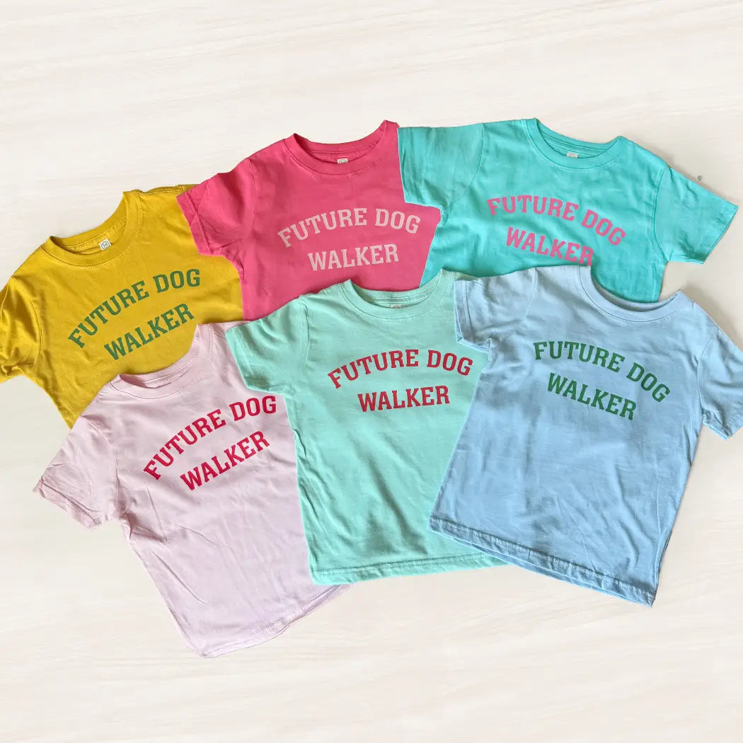 Future Dog Walker Toddler T-Shirt | Walk Happy Collection