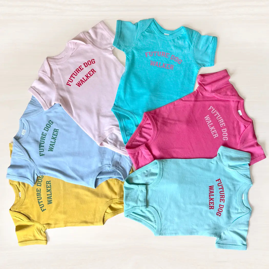 Future Dog Walker Baby Bodysuit | Walk Happy Collection