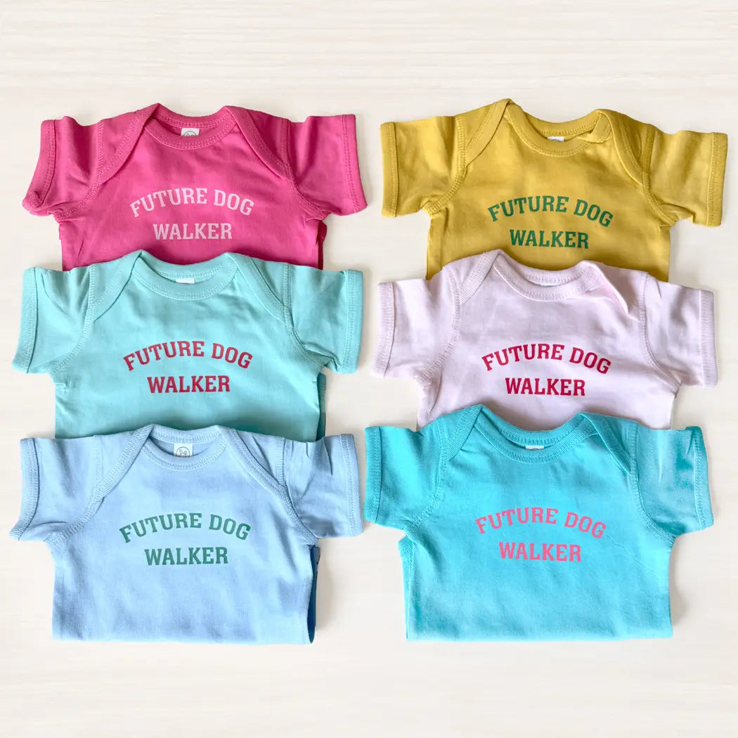 Future Dog Walker Baby Bodysuit | Walk Happy Collection
