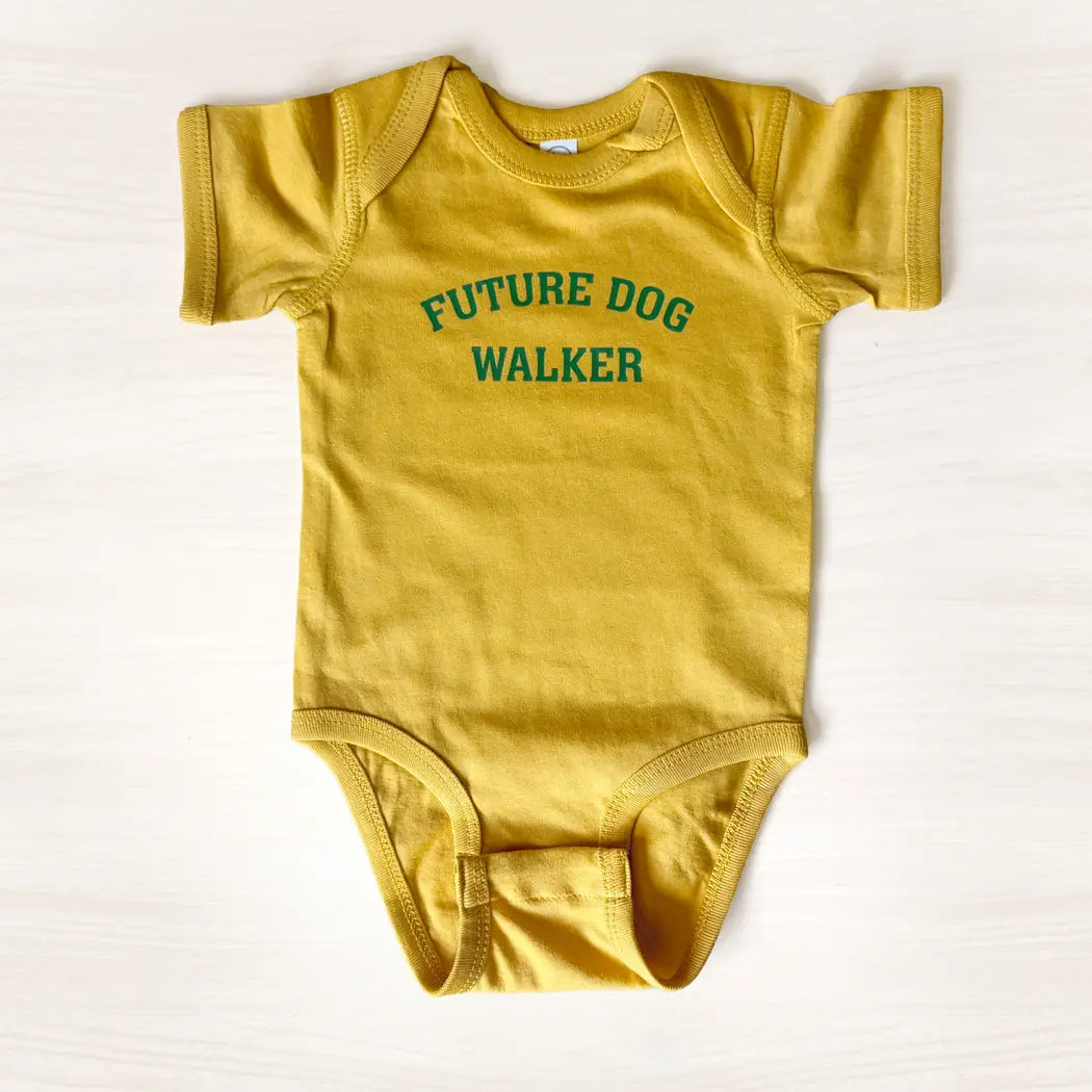 Future Dog Walker Baby Bodysuit | Walk Happy Collection