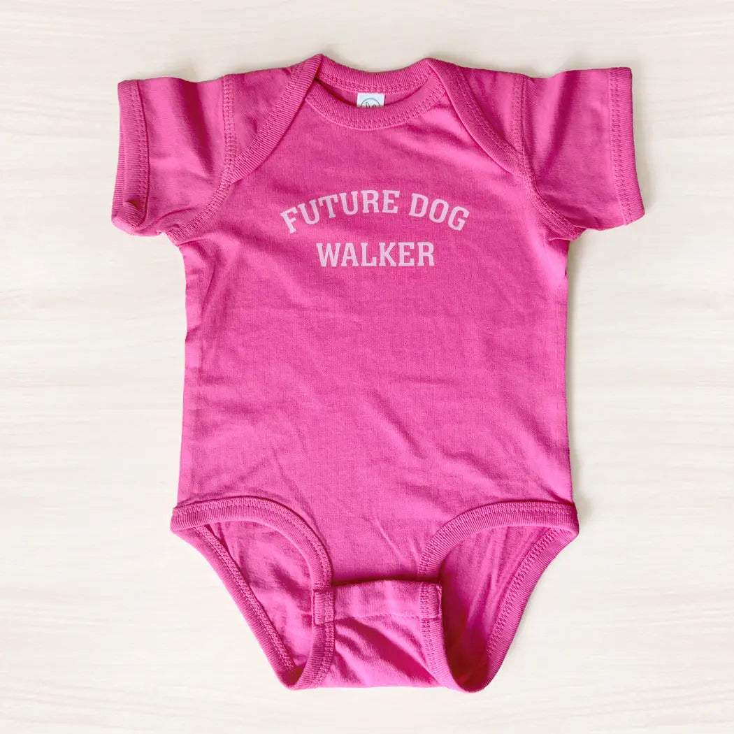 Future Dog Walker Baby Bodysuit | Walk Happy Collection
