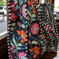 Lennox Black Floral Tote Bag