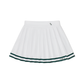 Recreational Habits - Natasha Tennis Skirt with Green Piping: M