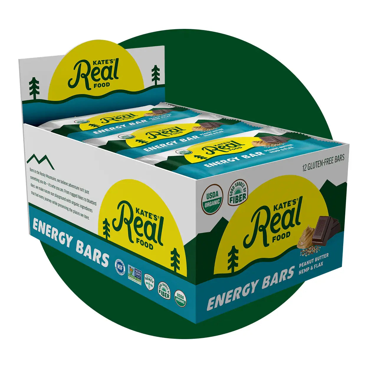 Peanut Butter Hemp & Flax Energy Bar