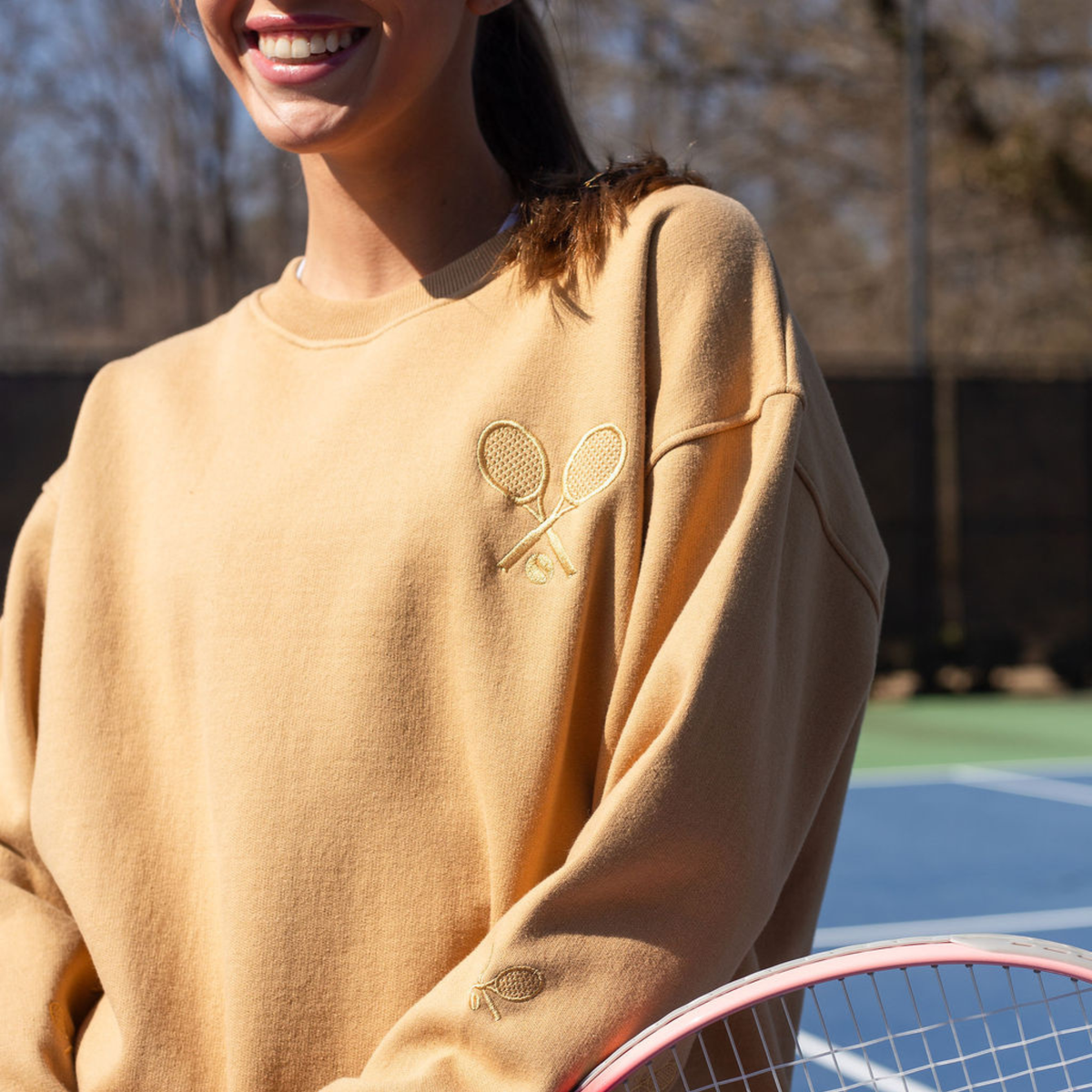 Tennis Racquets Sleeves Sweatshirt