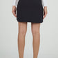 Solid Straight Skort 17.5"