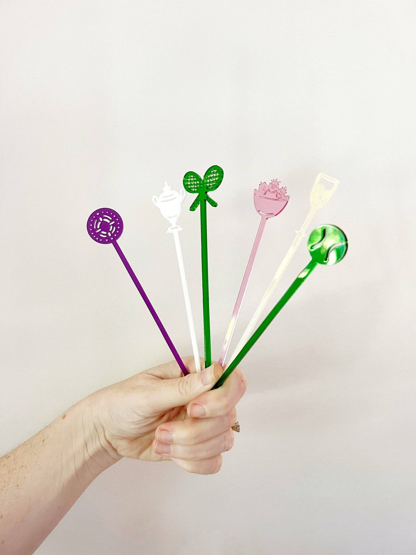 Lucky Lemon Paper Co. - Wimbledon Inspired Stir Stick Set