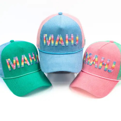 Corduroy Mahjong Trucker Hat - Mahj