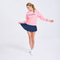 Ame & Lulu - PICKLEBALL Sweatshirt: Pink / Navy