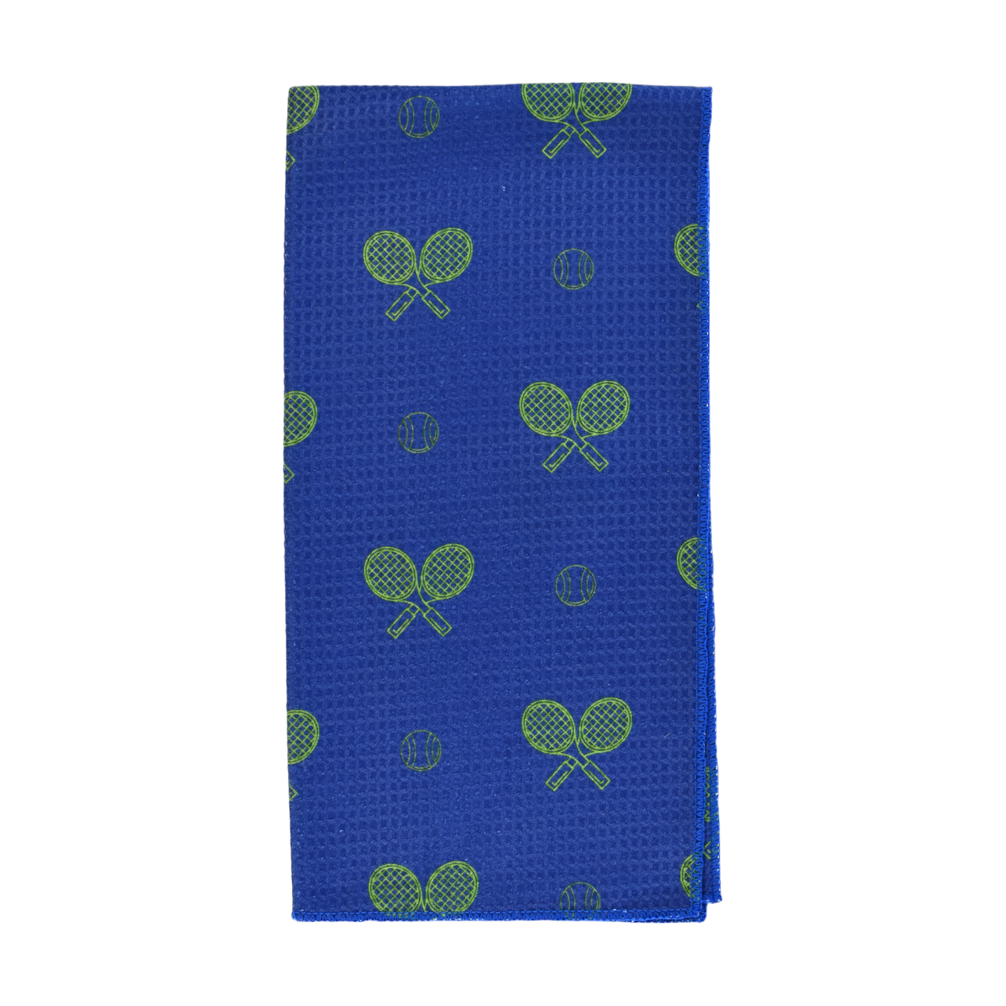 Night Match Blue Tennis Dish Towel