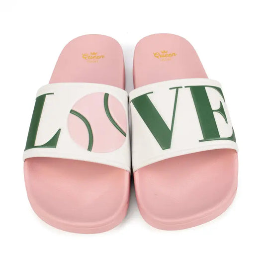 Tennis Slides - Pink