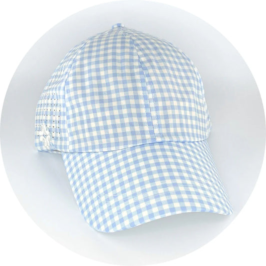Gingham Prints, Sun Goddess Hats