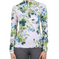 LONG SLEEVE EMERALD WATERCOLOR FLORAL