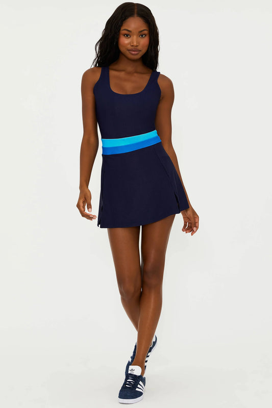 Remi Tennis Dress - Marine Colorblock