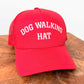 Dog Walking Hat – Red Trucker Cap