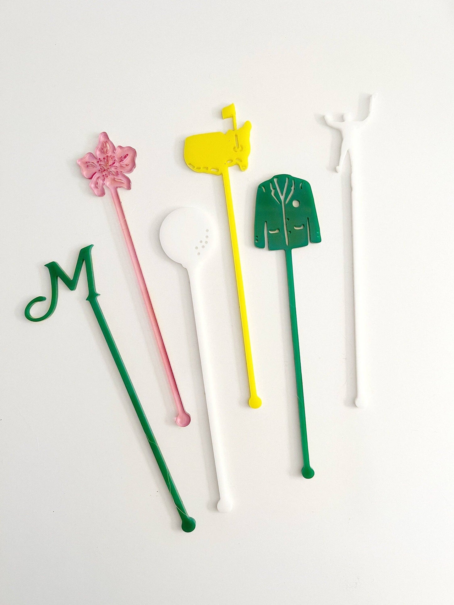 Lucky Lemon Paper Co. - Masters Inspired Stir Stick Set