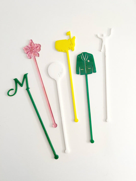 Lucky Lemon Paper Co. - Masters Inspired Stir Stick Set