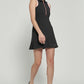 Hayley Dress - Black/Shell Pink