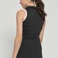 Hayley Dress - Black/Shell Pink