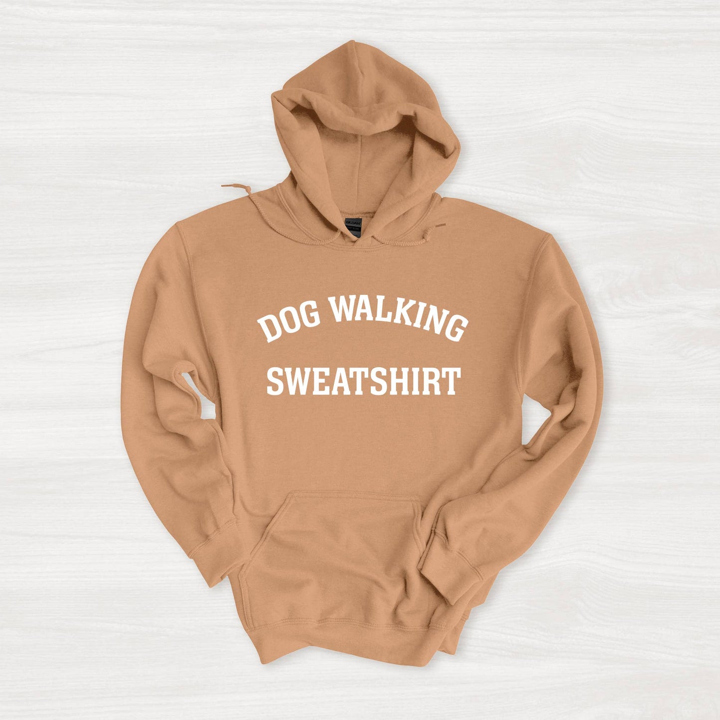 Poppy & Lou - Dog Walking Sweatshirt – Cozy Unisex Hoodie for Dog Lovers: Heather Dark Green / M