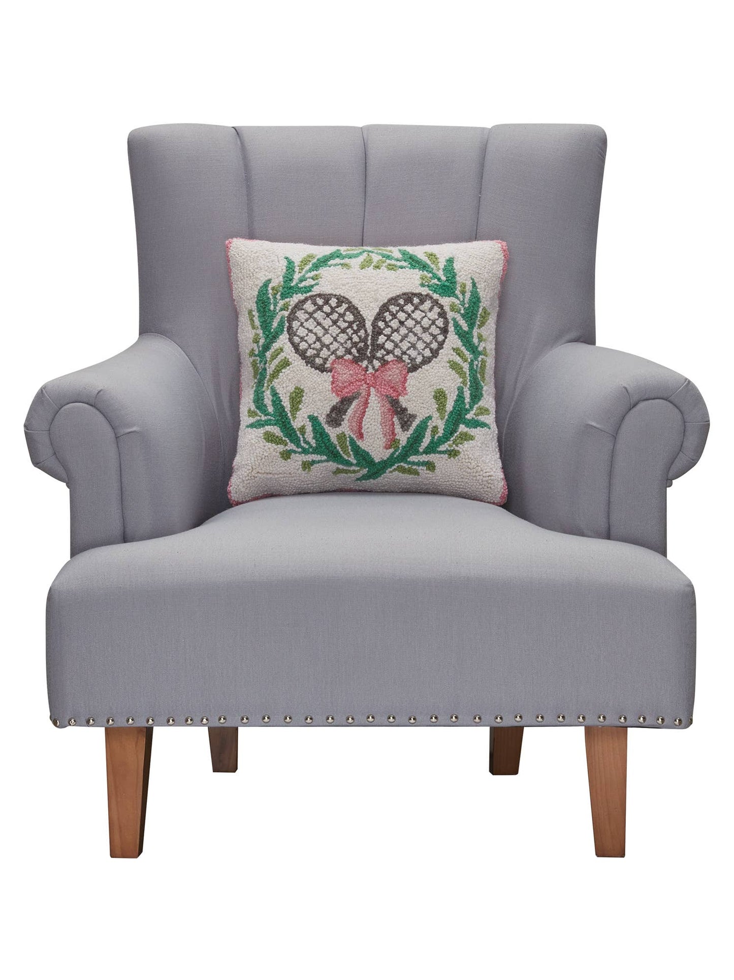 Peking Handicraft - Tennis With Wreath  Hook Pillow