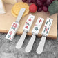 4-Piece Mahjong Resin Cheese Spreader