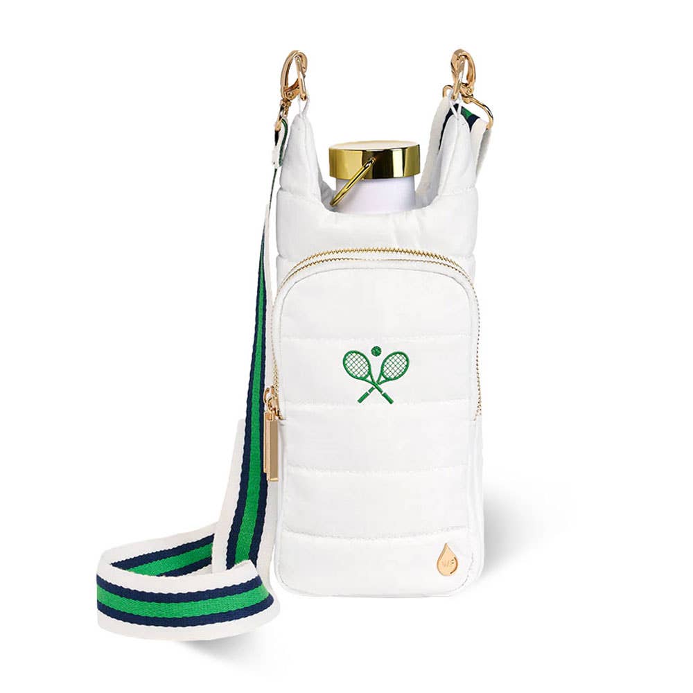 WanderFull - White HydroBag® with Tennis Embroidery
